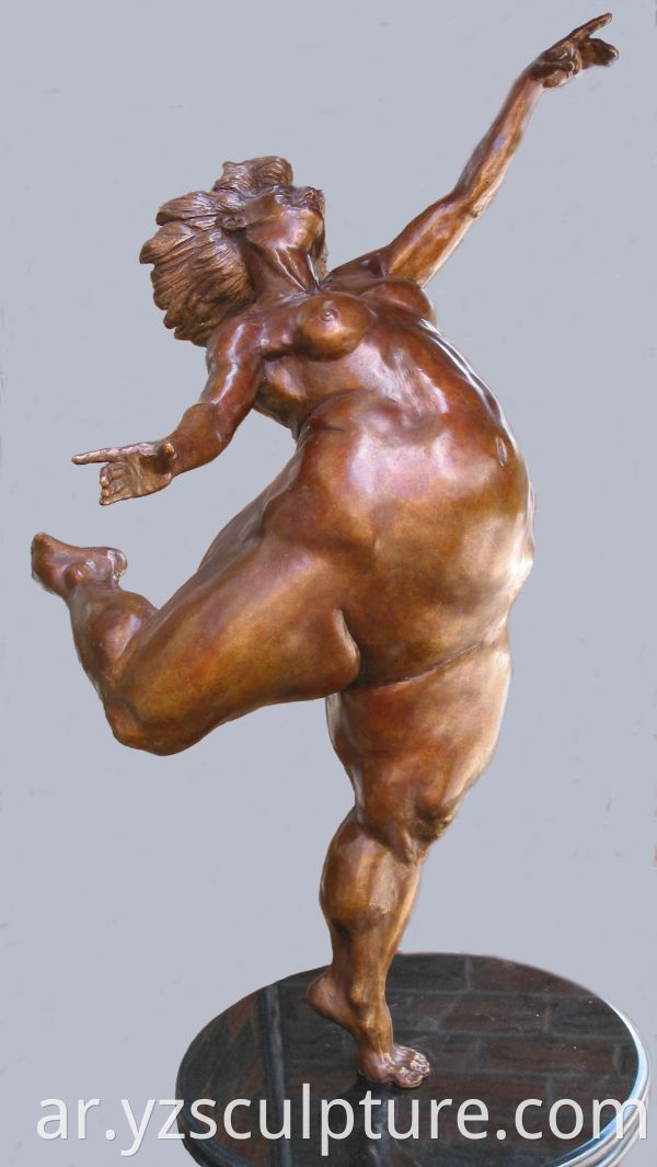 bronze dancer statue